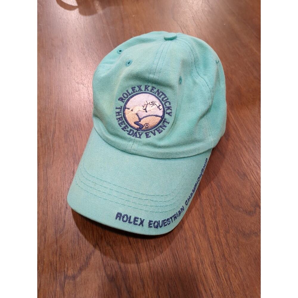 VTG Rolex Teal Kentucky Three Day Event Equestrian Championship Strap Back Hat